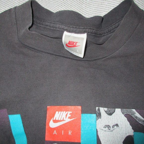 VTG NIKE AIR JORDAN GRAY TAG T SHIRT 90'S CLASSIC
